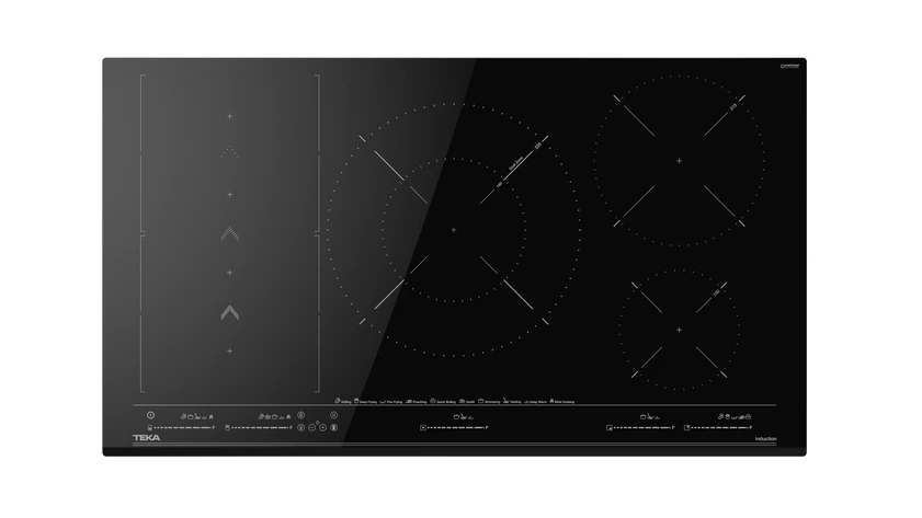 Teka IZS 97630 MST BK Slide Cooking fonksiyonlu 91 cm indüksiyonlu Flex Ocak ve 5 pişirme bölgesi