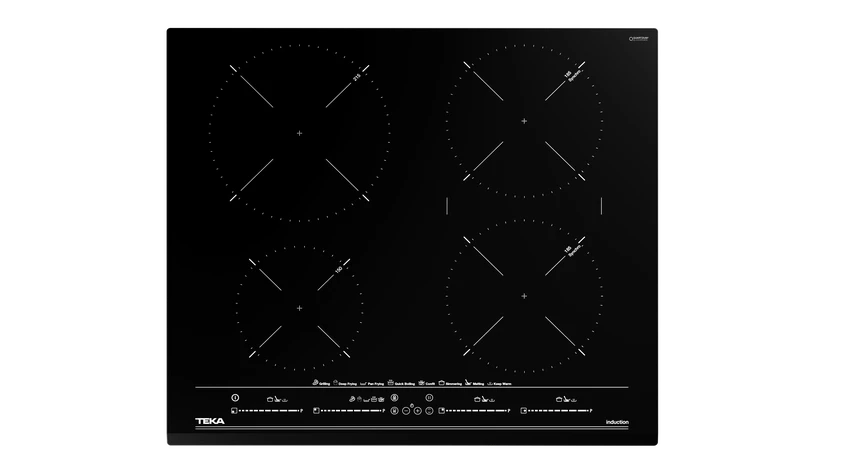 Teka IZC 64630 BK MST 60 cm 4 pişirme bölmeli İndüksiyon Ocak ve Direct Function Multislider
