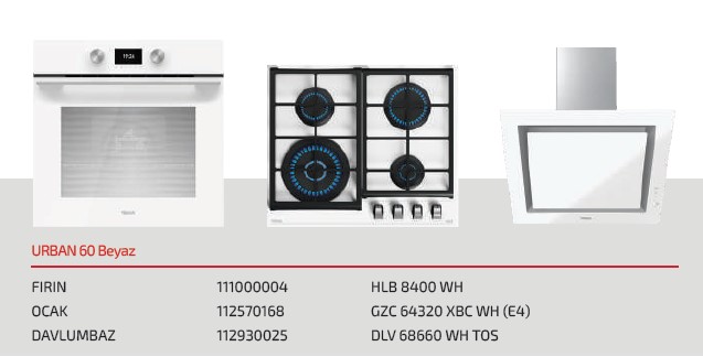 Teka Urban 60 Beyaz Set 