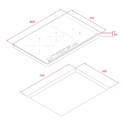 Teka IZS 86630 MST Black İndüksiyon Ocak