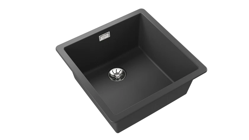 Teka- Radea R10 40.40 M-TG Granit Evye - Tezgahüstü / Tezgahaltı - Dark Grey - 115230049