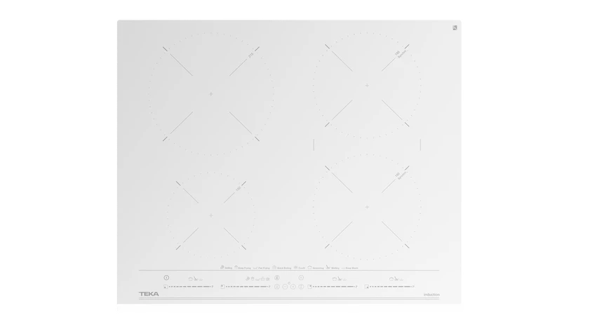 Teka IZC 64630 WH MST 60 cm 4 pişirme bölmeli İndüksiyon Ocak ve Direct Function Multislider
