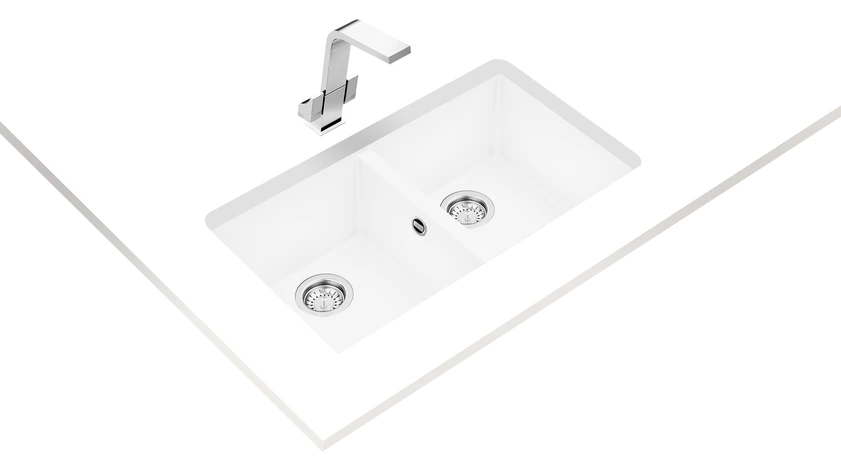 Teka Square 760 TG Arctic White Granite Evye